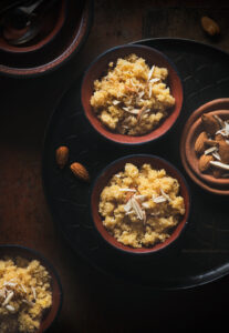 Sooji ka Halwa is the most common Indian desserts made using semolina that is quick to make & healthy too. This halwa is crunchy & crispy.