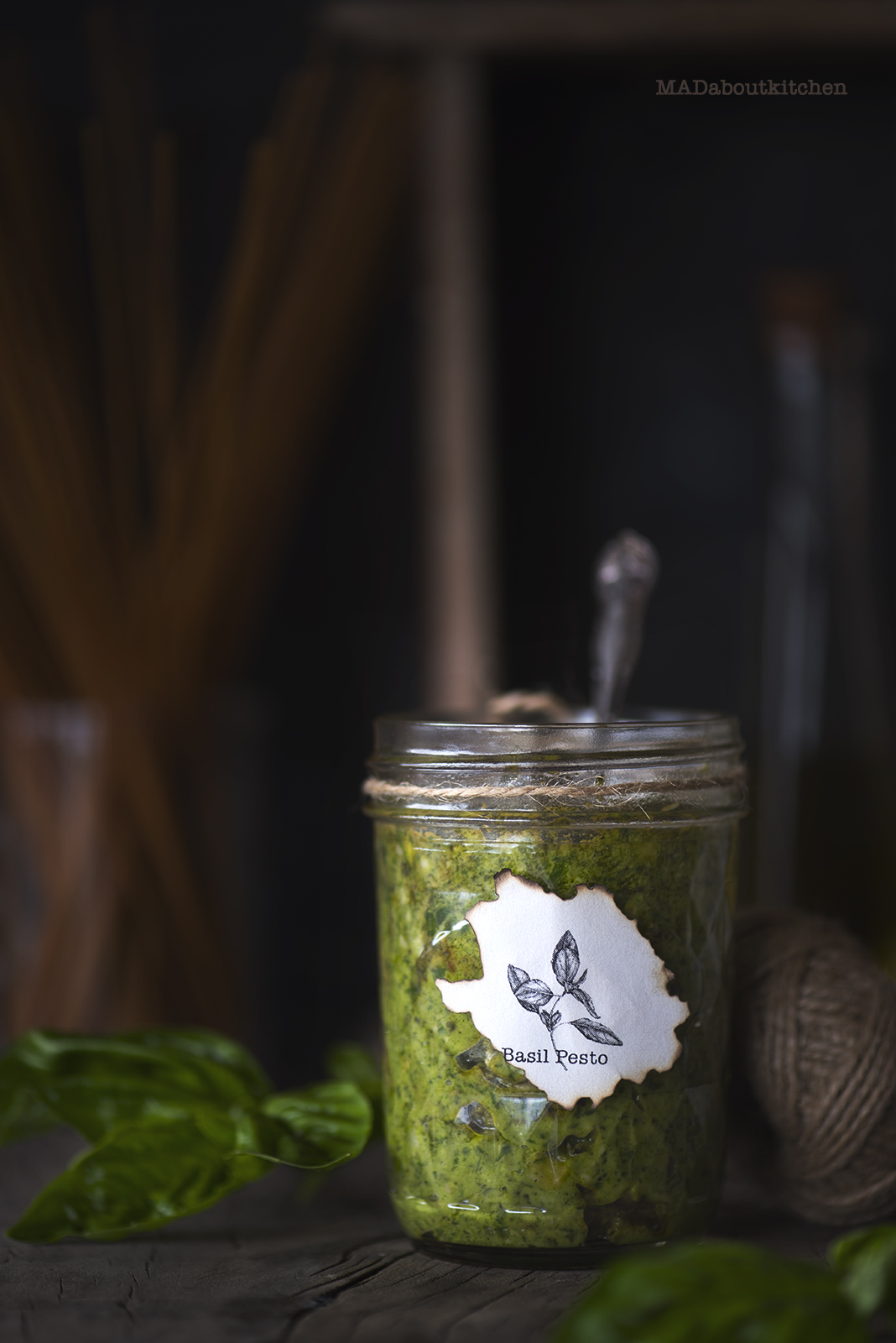 Learn how to make Basil Pesto with this easy peasy recipe using Fresh Basil leaves, Garlic, Pine nuts, Parmesan Cheese and Olive oil. Basil Pesto is one of basics in Italian dishes. 