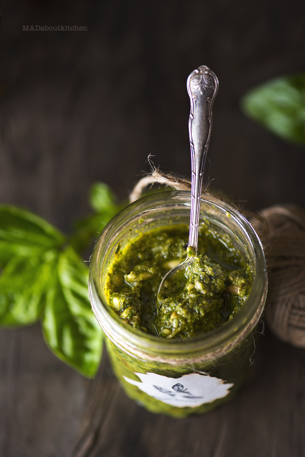 Learn how to make Basil Pesto with this easy peasy recipe using Fresh Basil leaves, Garlic, Pine nuts, Parmesan Cheese and Olive oil. Basil Pesto is one of basics in Italian dishes. 