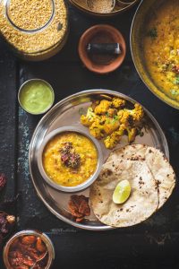 Dhaba Style Peeli Dal or the Yellow Dal is one of the Indian dal preparations, made using split yellow moong beans & is super simple, tasty and a healthy.