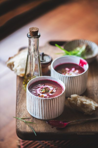 Roasted beetroot soup is spicy soup with an extremely strong beet flavour. If you are a fan of beets then this is a soup that you must try.