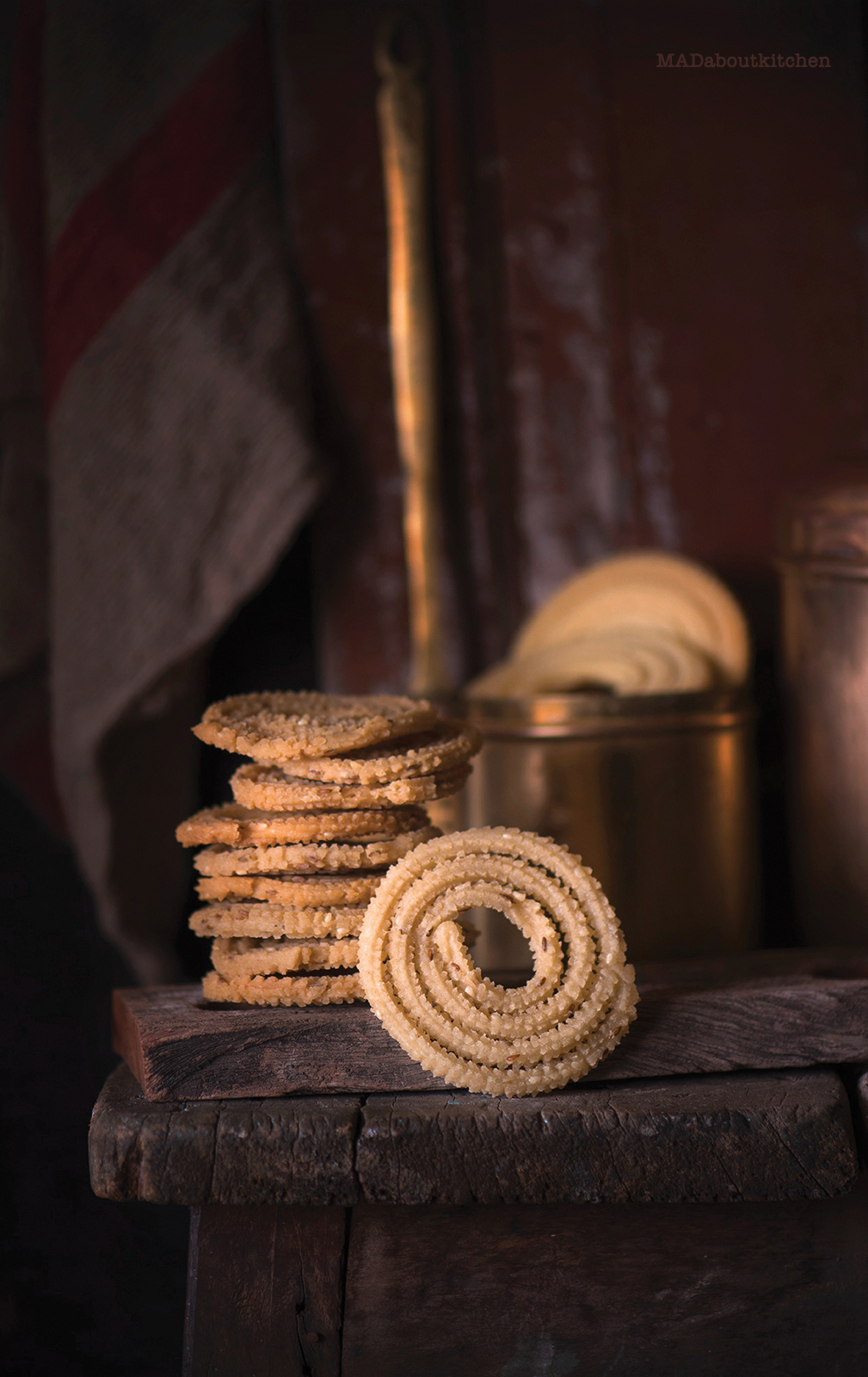  Chakli is a deep fried Indian savoury snack made of rice flour which is crisp and melts in the mouth and is made during Ganesha Chathurthi & other festivals