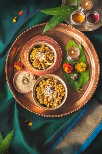 HAYAGREEVA, is a sweet dish, a speciality from Karnataka. Hayagreeva is a sweet dish made with Bengal gram cooked with jaggery and flavoured with cardamom.