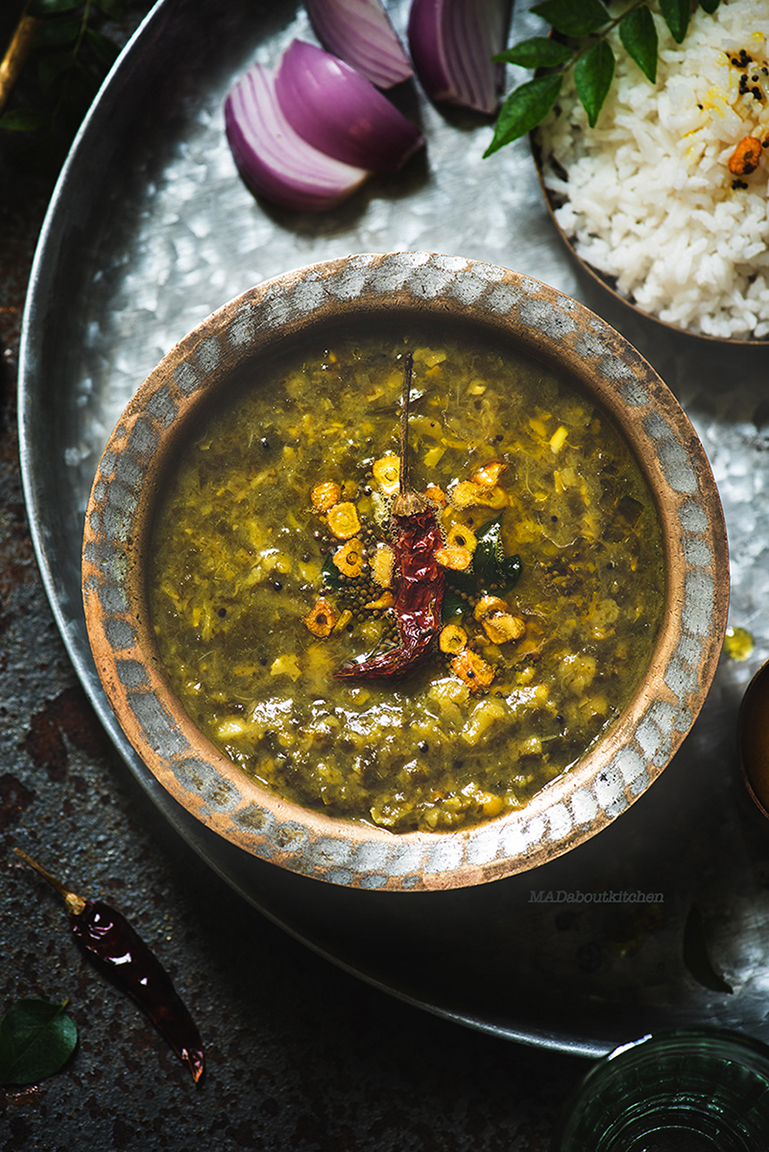 Pappu Charu is one of the most famous dishes in Andhra restaurants here. Pappu means Dal and Chāru means Kadi.