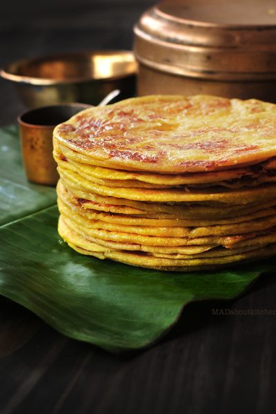 Obattu/Holige/Puran Poli is one of the traditional sweet dish of India. The process is very similar to making a stuffed paratha/ Stuffed Indian bread.