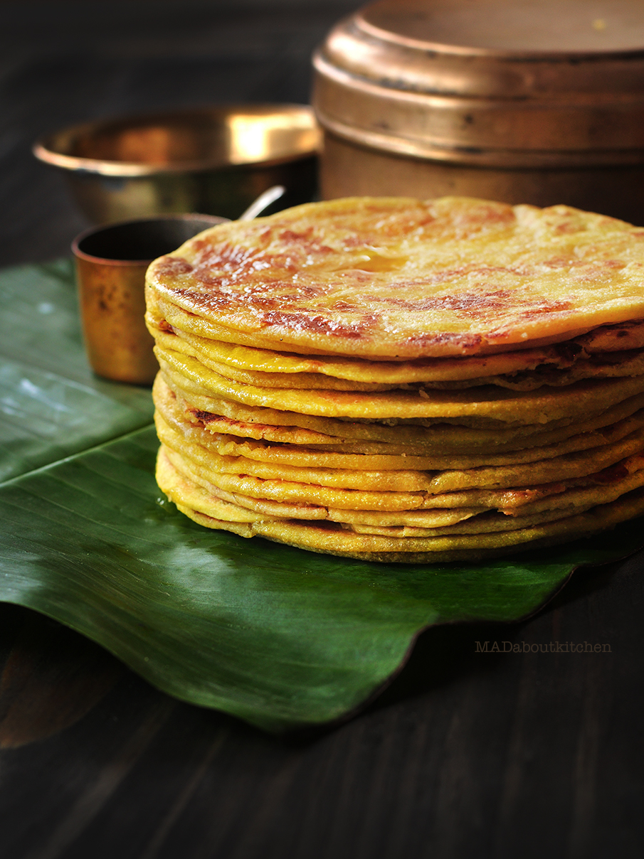 Obattu/Holige/Puran Poli is one of the traditional sweet dish of India. The process is very similar to making a stuffed paratha/ Stuffed Indian bread.