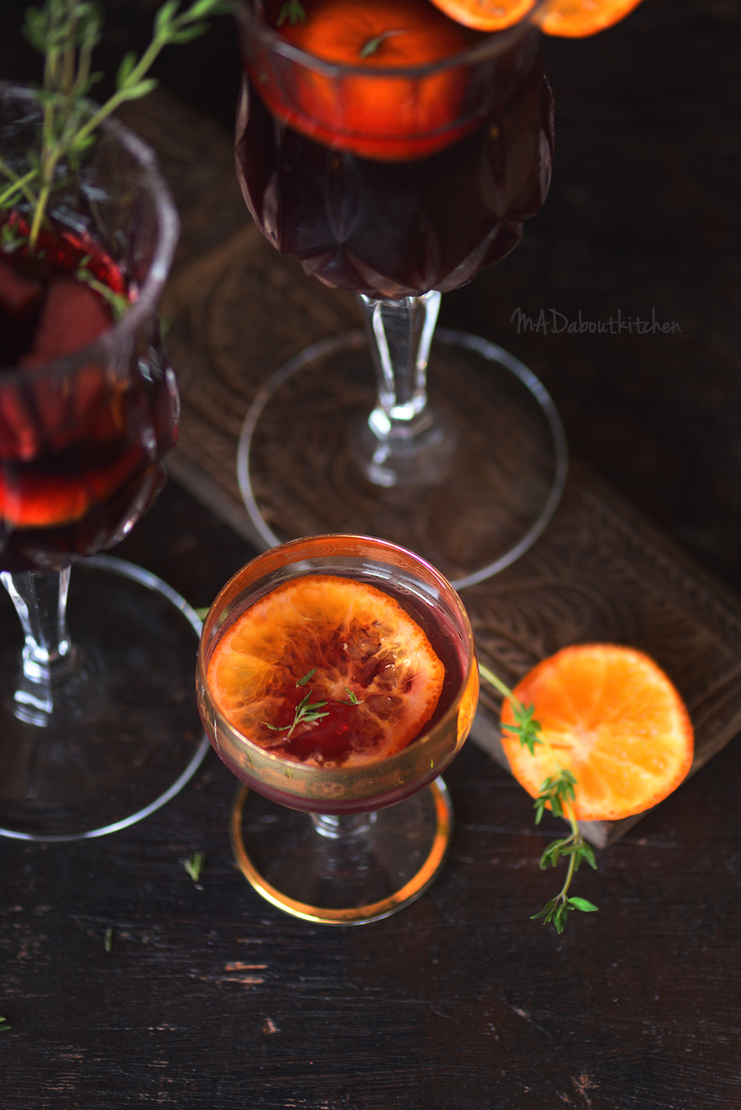 Red Wine Sangria is a punch made using Wine, Chopped fruits, Fruit juice and Alcohol and few other flavours. Here is a recipe for beginners like me who are learning how to make Sangria. Food Photography and Food Styling by Madhuri Aggarwal.