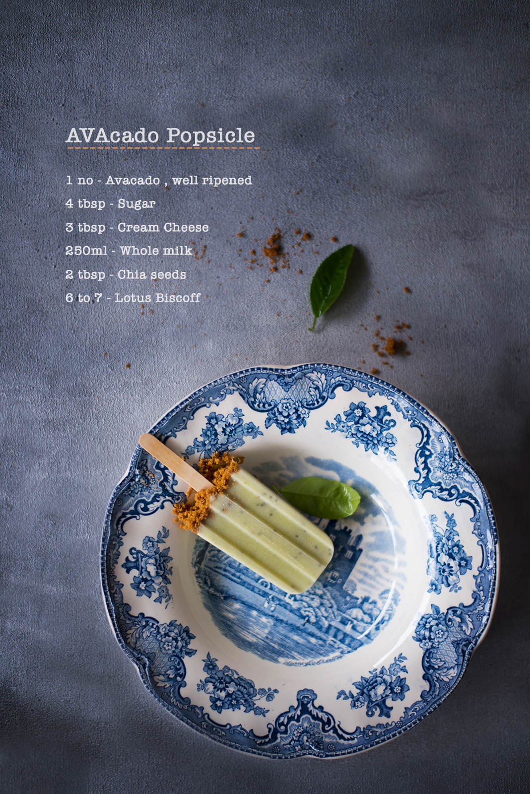 Avocado Chia Seed Popsicle is one of the most easiest and fun popsicle you can make. Avocado being creamy in nature makes this popsicle so much more creamier and rich.
