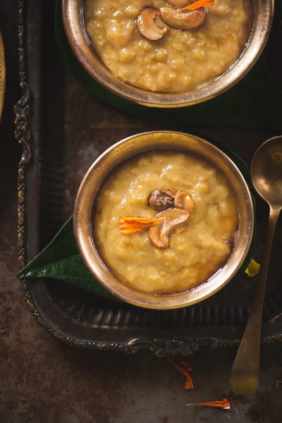 Hesaru Bele Paayasa made using Moong dal ( Green gram), is a quick, simple and yummy kheer that is very often made during festivals.