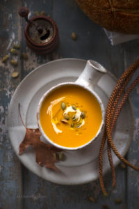 Pumpkin Soup is one of the most common, most basic soups that is made at home.Pumpkin Soup is creamy, thick, smooth and filling.