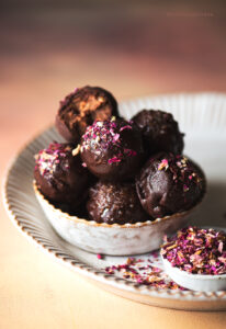 Rose Pistachio homemade truffles are one of the most easiest and simplest desserts one can make and can be made in various flavours.
