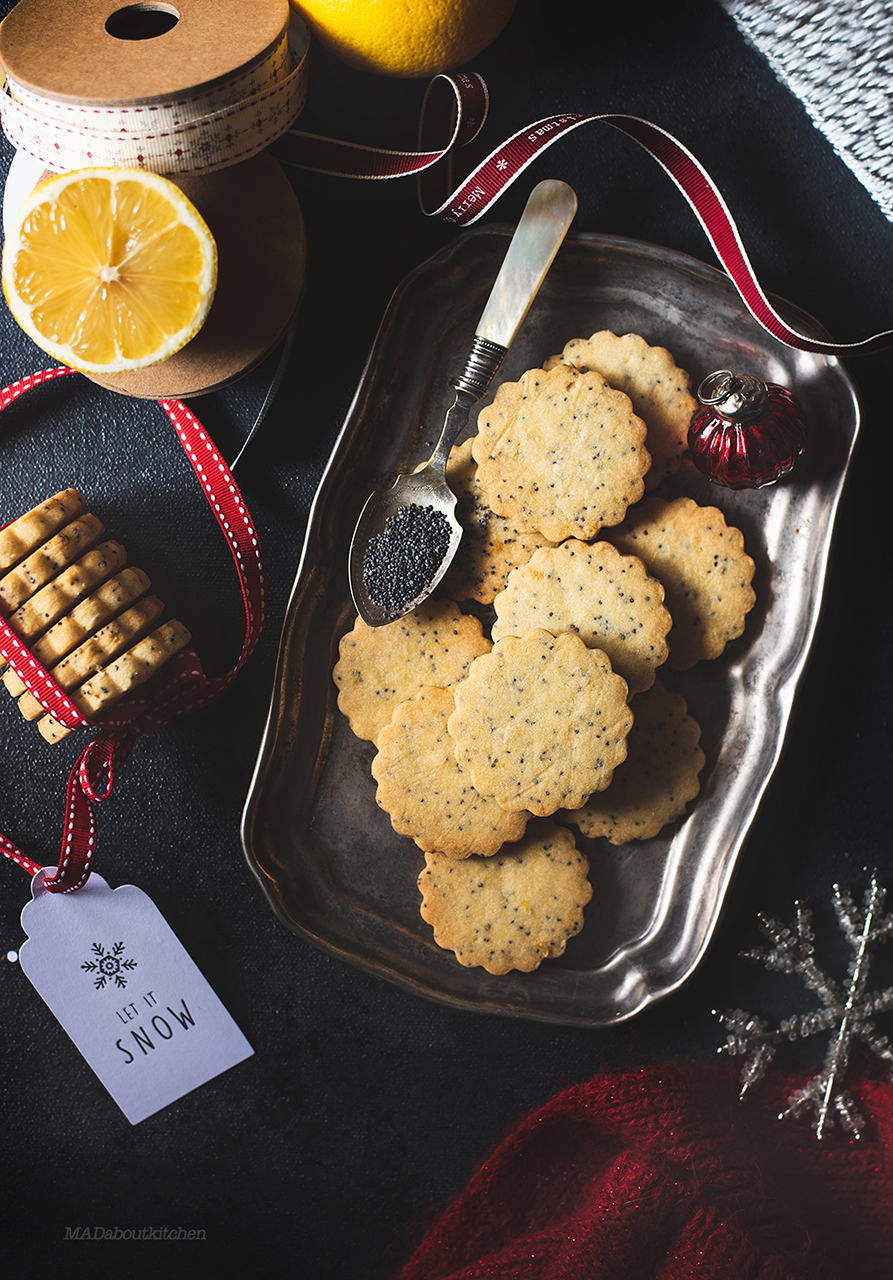 Eggless lemon Poppy Seed Cookies are buttery, melt in your mouth and super simple to make. The black poppy seeds make it look pretty and delicate.