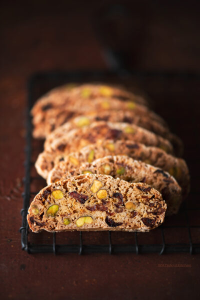 Pistachio Cranberry Biscotti with Orange zest is the perfect tea time snack for this Christmas. Biscotti is a traditional Italian pastry which are crispy and crunchy.