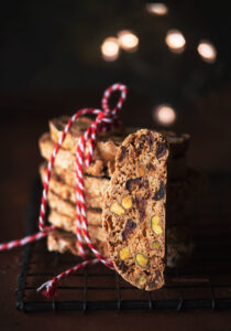 Pistachio Cranberry Biscotti with Orange zest is the perfect tea time snack for this Christmas. Biscotti is a traditional Italian pastry which are crispy and crunchy.