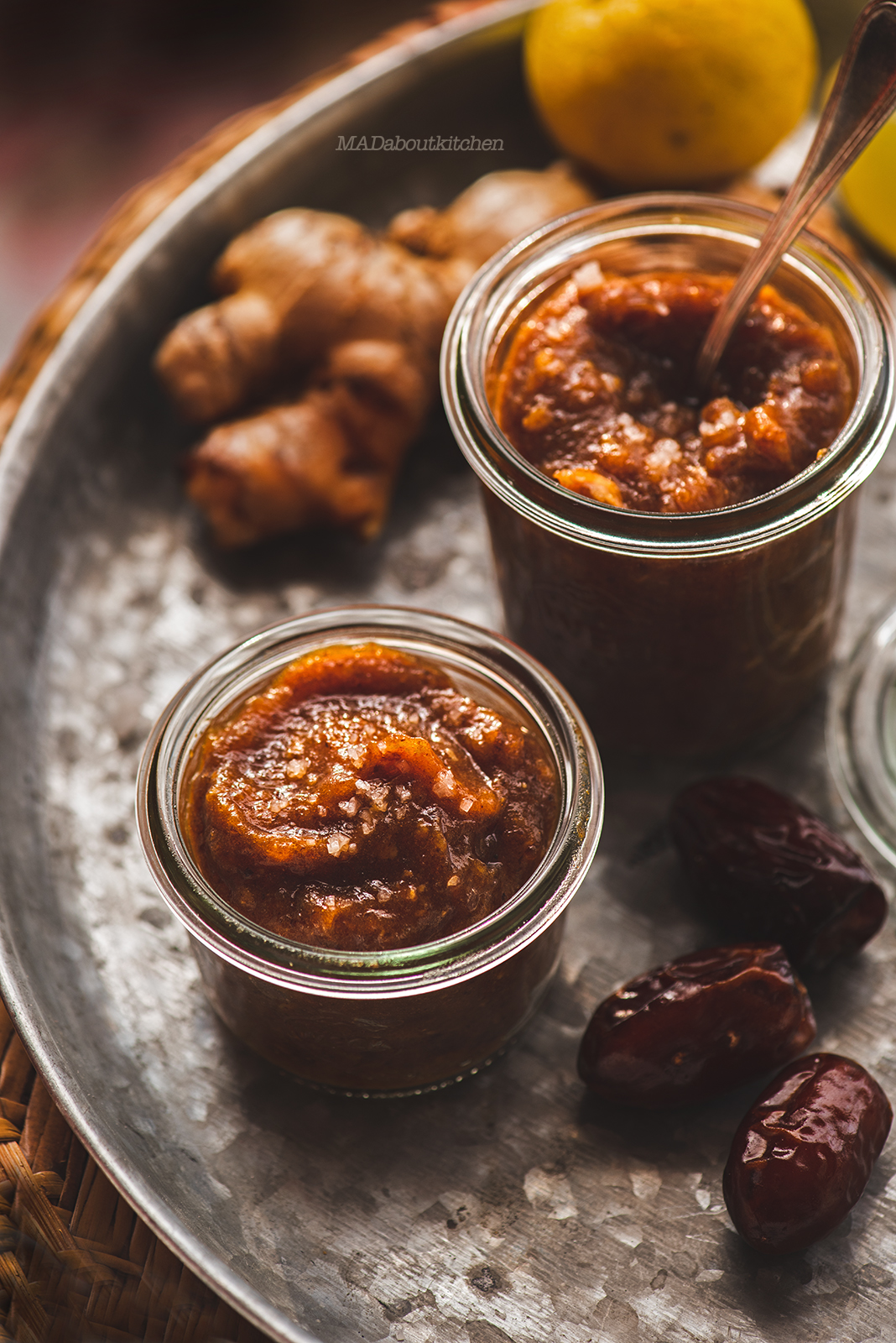 Ginger Date Chutney  is a super quick, lip smacking, mouth watering chutney that is also perfect for winter and soar throat. 