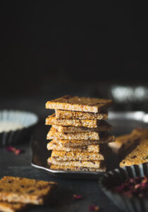 Til Gud Chikki are crisp thin wafer made using jaggery and sesame seeds is a speciality during winter months and is healthy due to the qualities of Sesame.