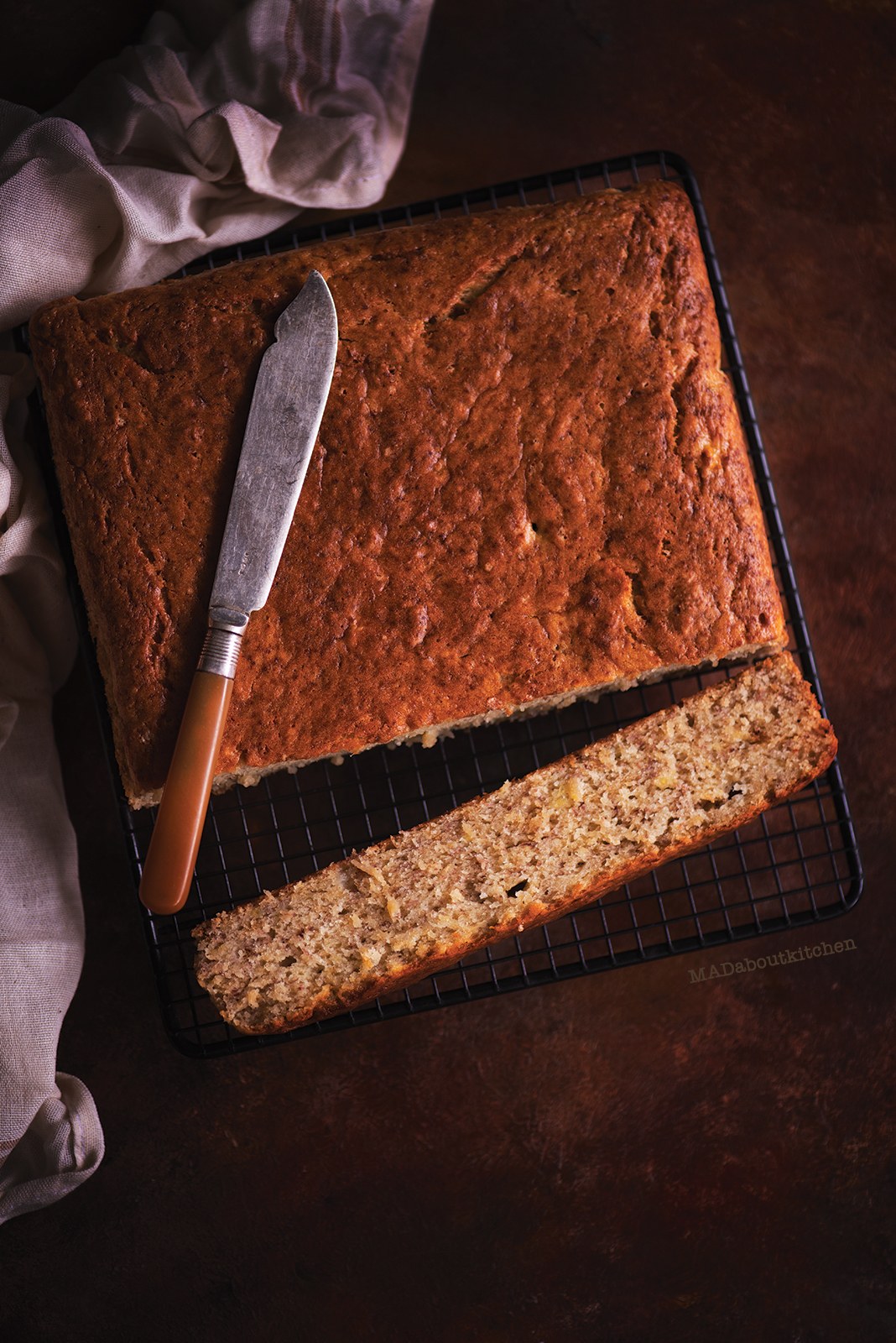 Best and simple banana bread, as the name suggests is best because it has the perfect texture and simple because it is almost one bowl recipe.