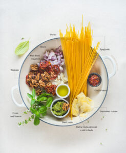 One Pot Pesto Pasta is quick Pesto pasta worth bookmarking for all of you who have been completely busy managing home, work , kids and family at home.