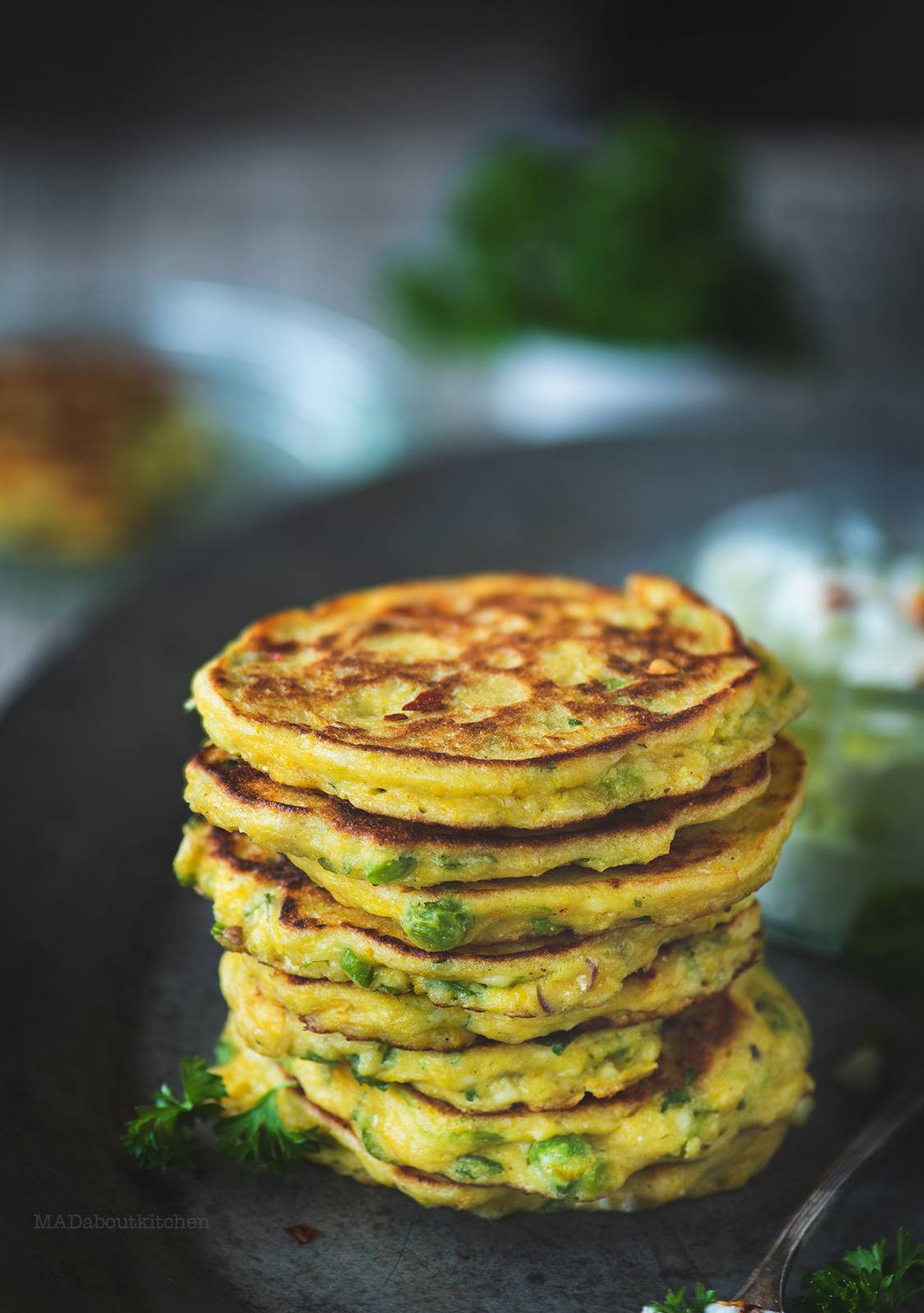 Cucumber fritters are breakfast pancakes made using cucumber, ricotta cheese and gram flour . These are soft inside and crispy on the out.