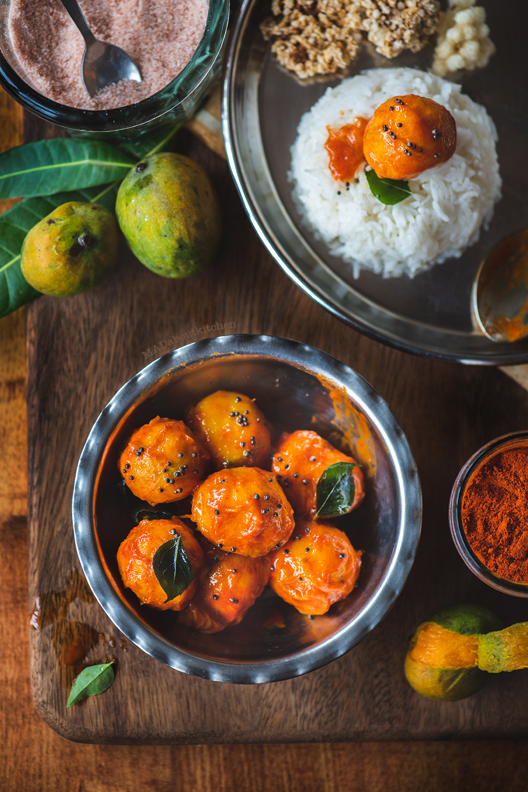 Maavina hannu khara made using small magoes is the a rustic, instant mango curry yet the most yummiest dish that can be had with rice or enjoyed on its own.