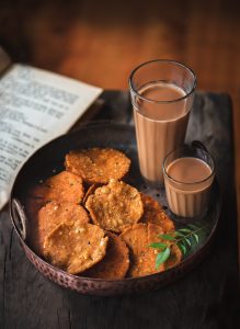 Nipattu is a very simple deep fried snack made using rice flour and other spices. It is crispy and spicy and and is super addictive.