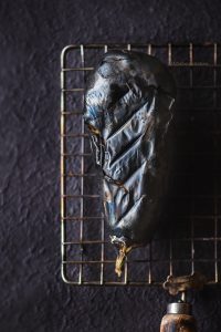 Baingan bharta is a popular Indian curry made by roasting the eggplant . The flesh of the smoky eggplant is mashed and then cooked with spices.