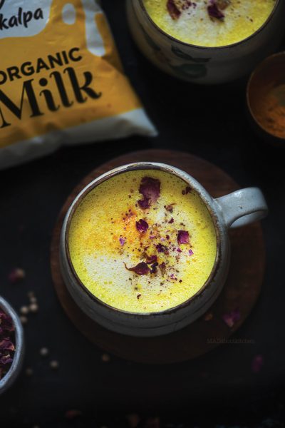 Haldiwaala doodh, the immuintiy booster drink now globally famous as Golden milk, Turmeric latte is one of our go to drink of every household in India.