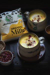 Haldiwaala doodh, the immuintiy booster drink now globally famous as Golden milk, Turmeric latte is one of our go to drink of every household in India.