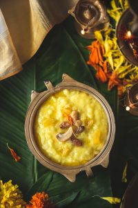 Pineapple payasam is a Kerala style Pineapple kheer specially made during Onam. Pineapple is cooked with Sago to make this creamy payasam.