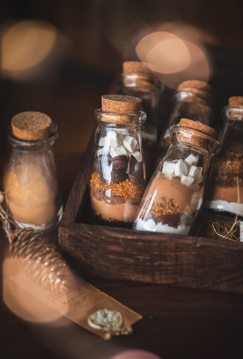 Hot Chocolate Gift Jars make the perfect gifting idea for Christmas & New Year. If you like edible gifts then Hot Chocolate Gift Jars are a must.